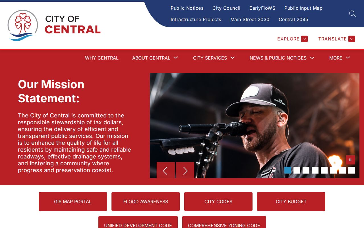 Central residents directory city services