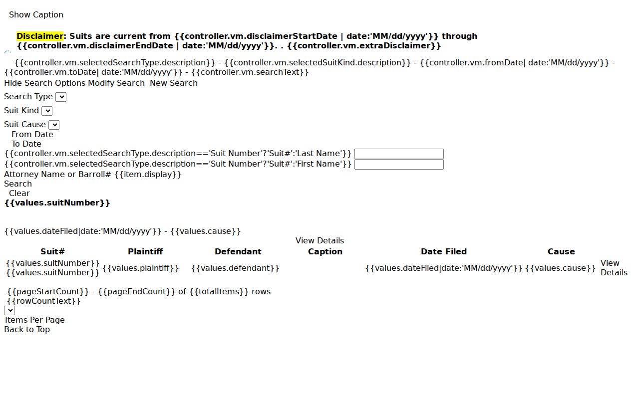 East Baton Rouge Clerk Connect civil search used for a Central resident lookup